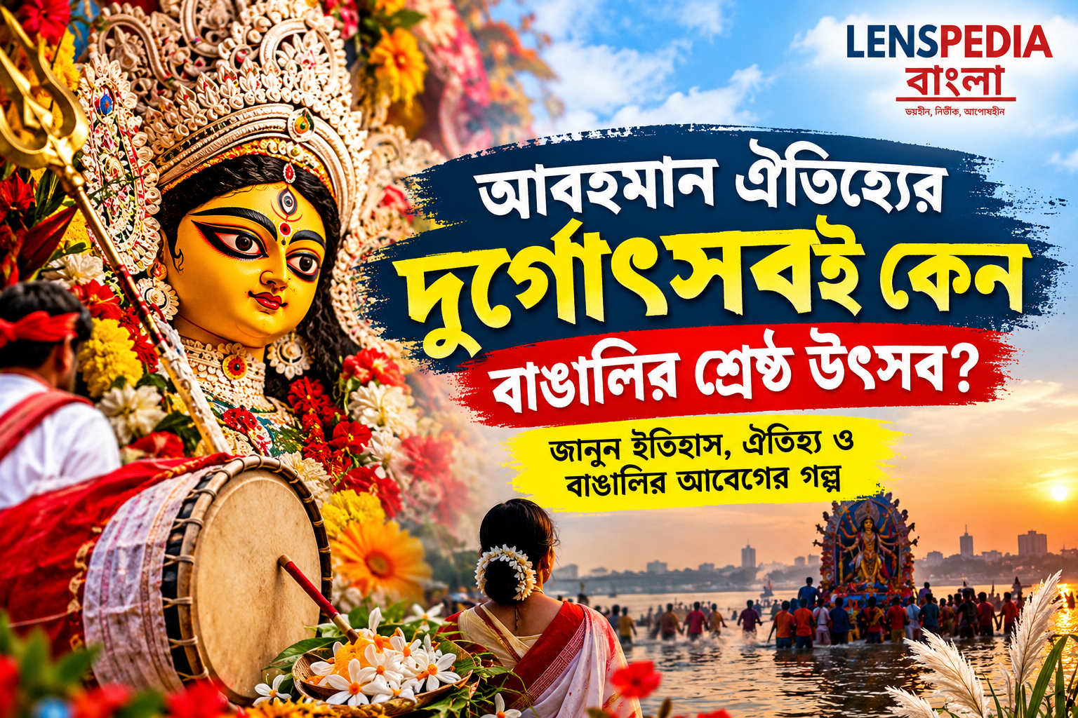 আবহমান ঐতিহ্যের দুর্গোৎসবই কেন বাঙালির শ্রেষ্ঠ উৎসব? জানুন ইতিহাস, ঐতিহ্য ও বাঙালির আবেগের গল্প
